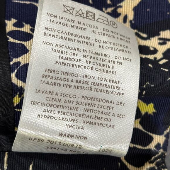 McQ by Iconic ALEXANDER MCQUEEN Luxury Chic Crocodile Print Layered Crop Top S - Picture 12 of 15